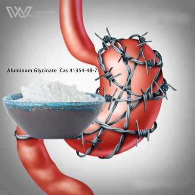 Cas 41354-48-7 Pharmaceutical Raw Materials Aluminum Glycinate Powder For Duodenal Ulcers Treatment