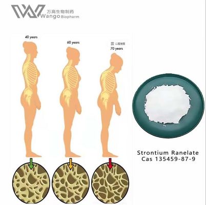 Pharma Pure Powder Strontium Ranelate 99% Cas 135459-87-9 for Osteoporosis Treatment in Postmenopausal Women from Manufacture