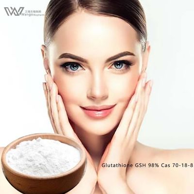 Glutathione Reduced Powder 98% CAS 70-18-8 | Skin Whitening & Antioxidant Raw Material | Pharmaceutical & Food Grade | for Capsule, Tablet, Injection Manufacturing