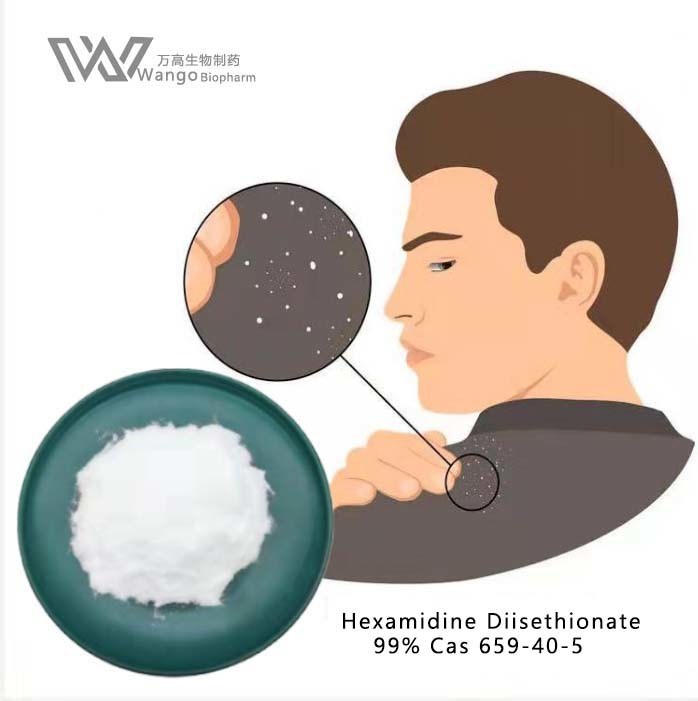 Hexamidine Diisethionate for Anti-Dandruff Shampoo | CAS 659-40-5 | Scalp Antimicrobial & Dandruff Control Agent – China Supplier